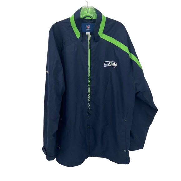 Seahawk Reebok NFL On Field men’s lightweight jacket - Picture 2 of 11